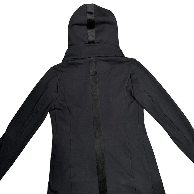 bajra / ショールカラーコットンジャージーロングフードコート/2/ポリエステル/BLK/ブラック/無地 bajra ショールカラーコットンジャージーロングフードコート - メルカリ