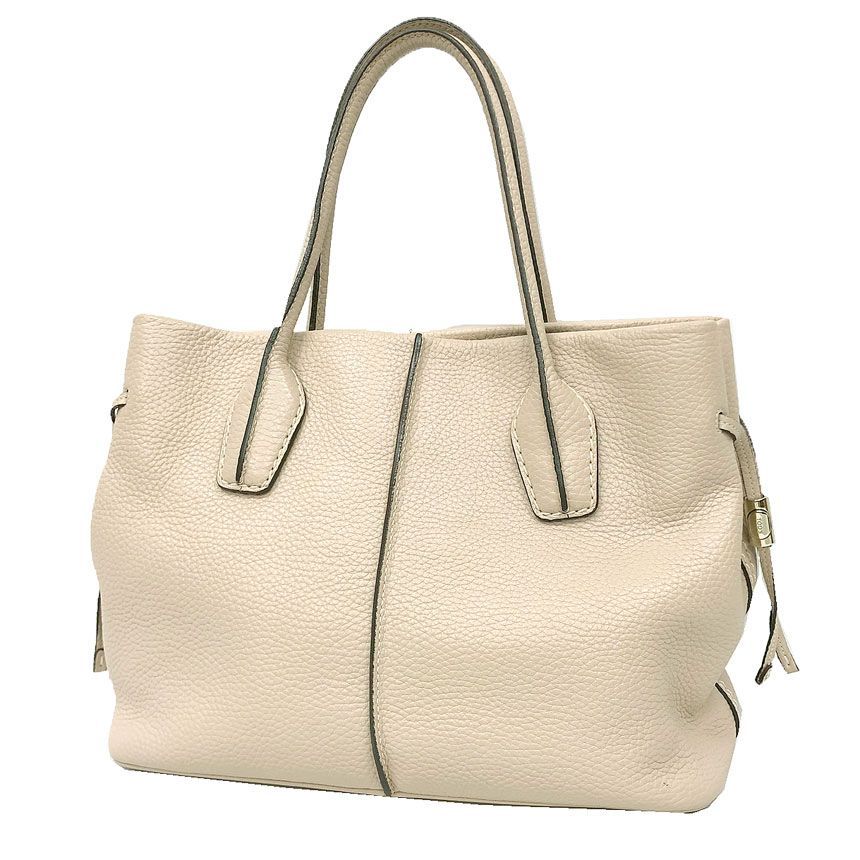 TOD S トッズ トートバッグ レザー ベージュ Dバッグ aq12154
