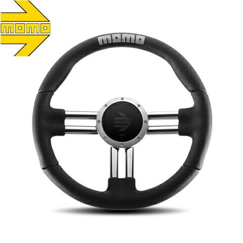 momo ステアリング・ハンドル本体350mm 楽天市場】【送料無料】 MOMO形状対応 ステアリング 黒×ネオクローム