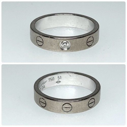 Cartier カルティエ 750 LOVE リング スモールモデル #50 Cartier カルティエ 750 LOVE リング スモールモデル #50 Cartier