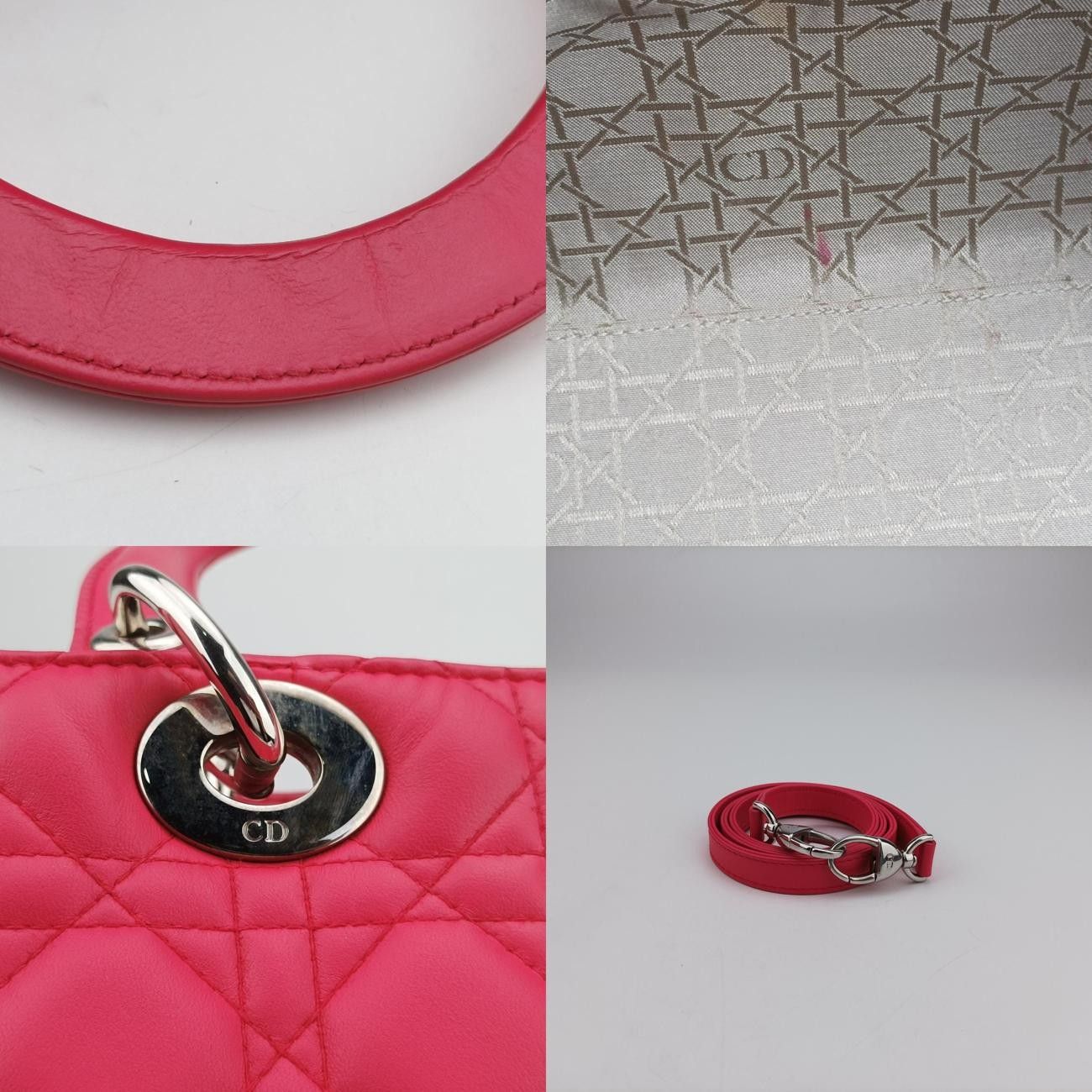 Diorレディディオールピンクラムスキン16-BO-0154