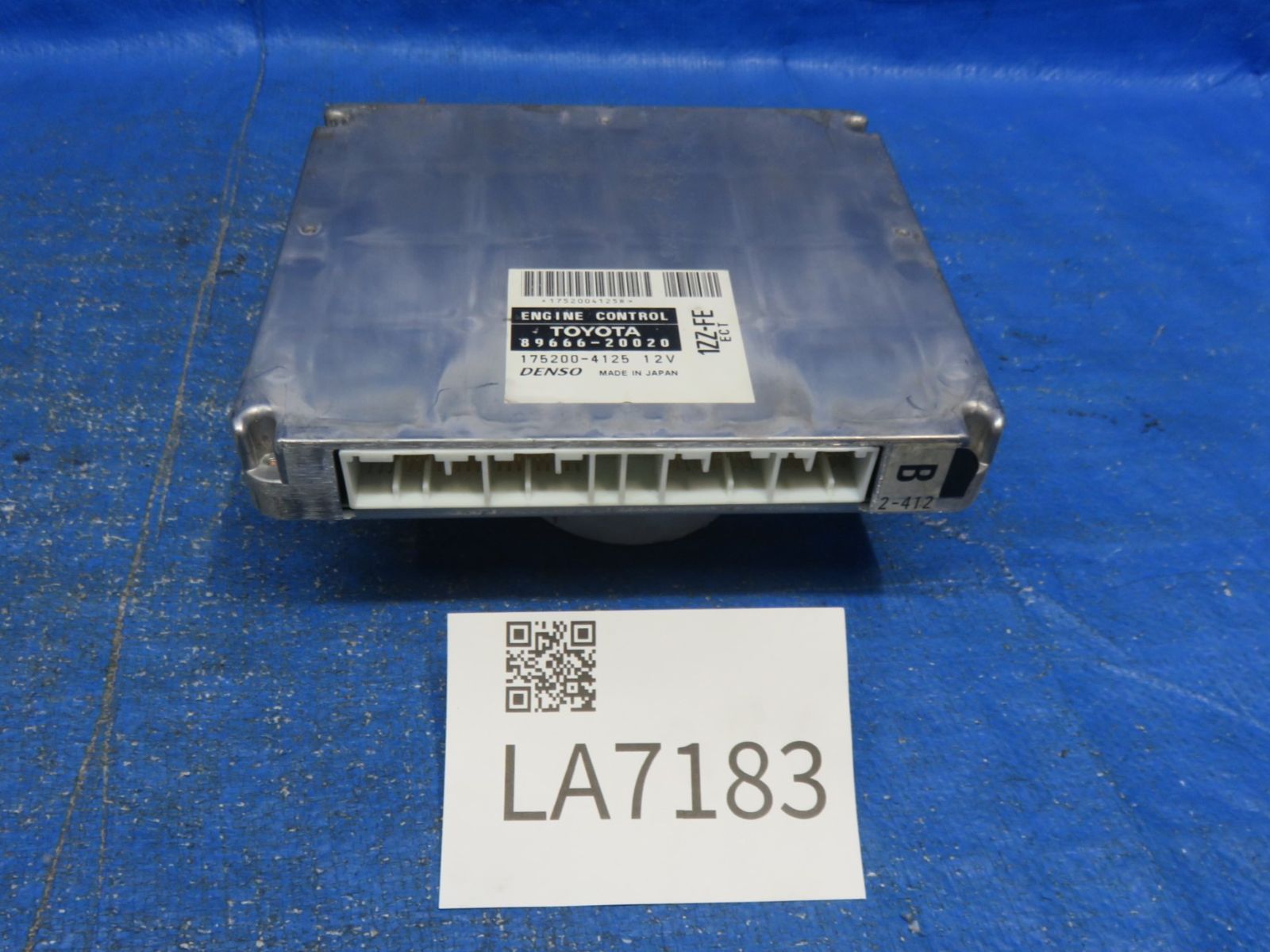 LA7183 トヨタ ZZT230 セリカ 1ZZ-FE エンジンコンピュータ エンジンコントロールユニット 純正 89666-20020 稼働車外し