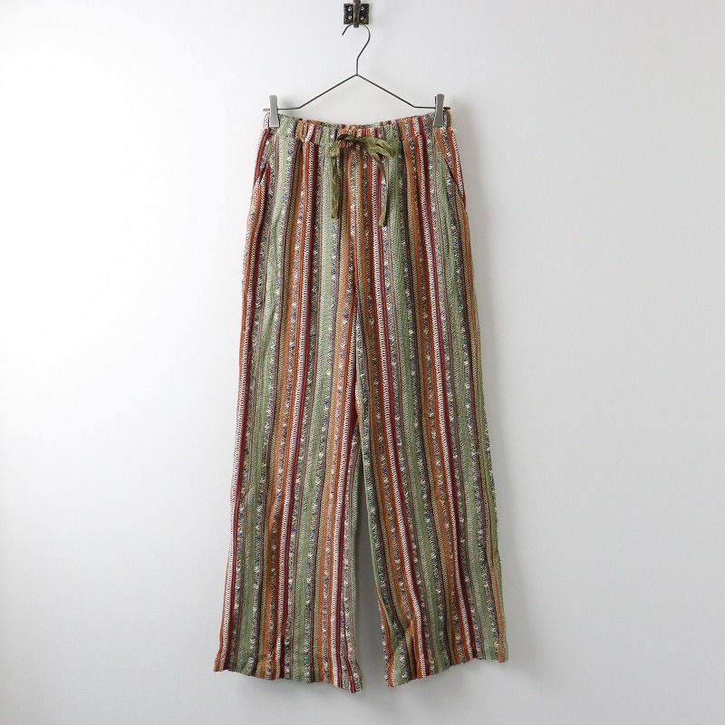 2023SS マメクロゴウチ Mame Kurogouchi Raschel Stripe Jersey Wide 