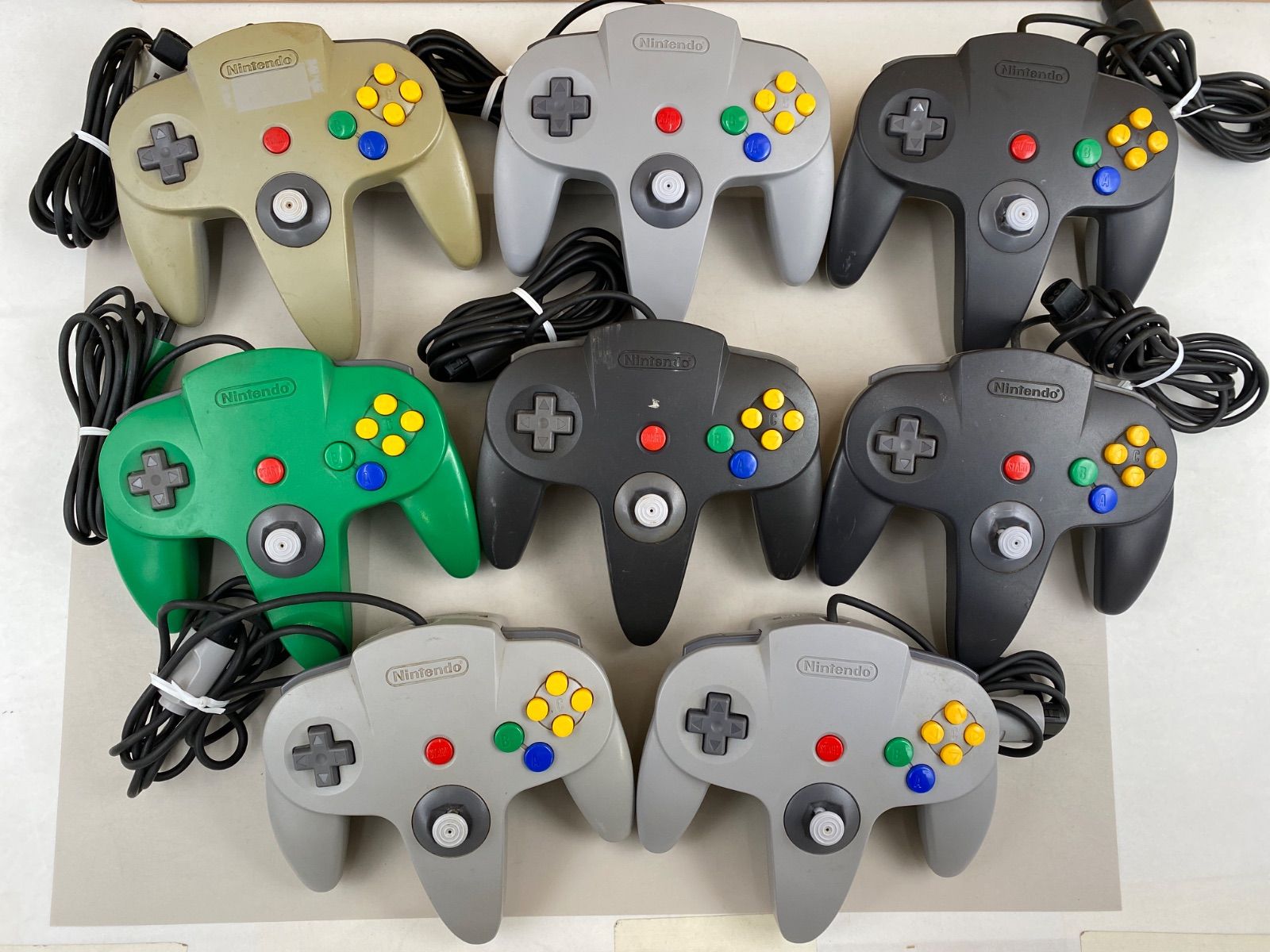 ニンテンドー64 コントローラー ジャンク 8点