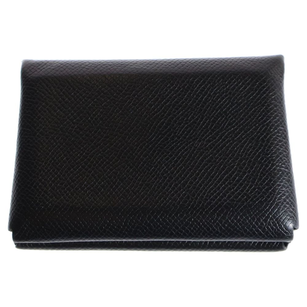 HERMES (エルメス) カルヴィデュオ U刻印 財布 コインケース ブラック  