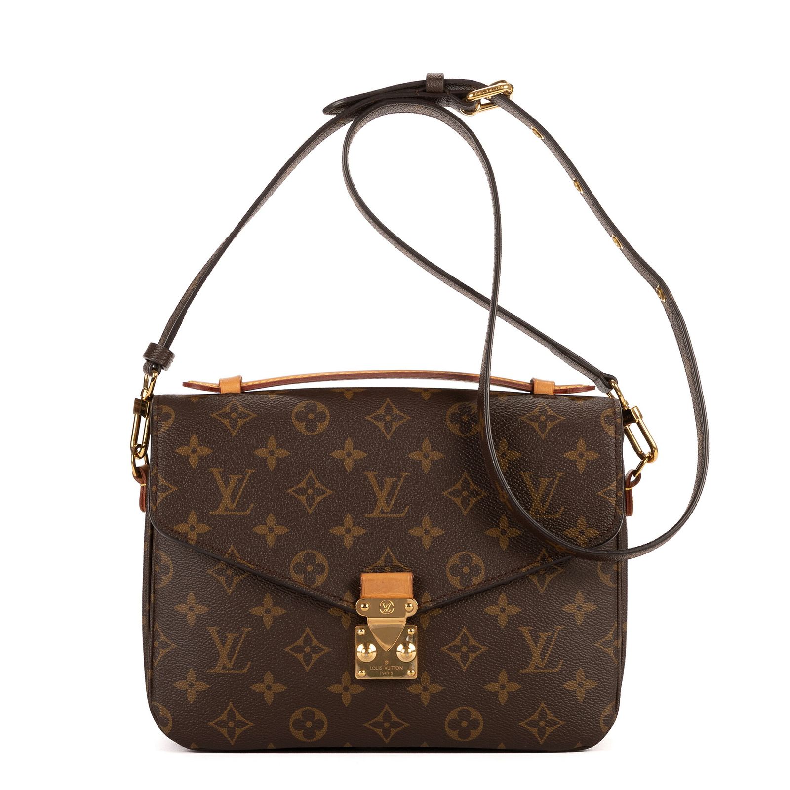 [中古] LOUIS VUITTON ルイヴィトンポシェット・メティス茶色モノグラムキャンバスA