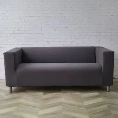 IKEA　KLIPPAN（クリッパン）2人掛用カバー　アムンゼン/ダークグレー 人気・おすすめ｜安定人気・収納便利におすすめ 期間限定割引 配送追跡可