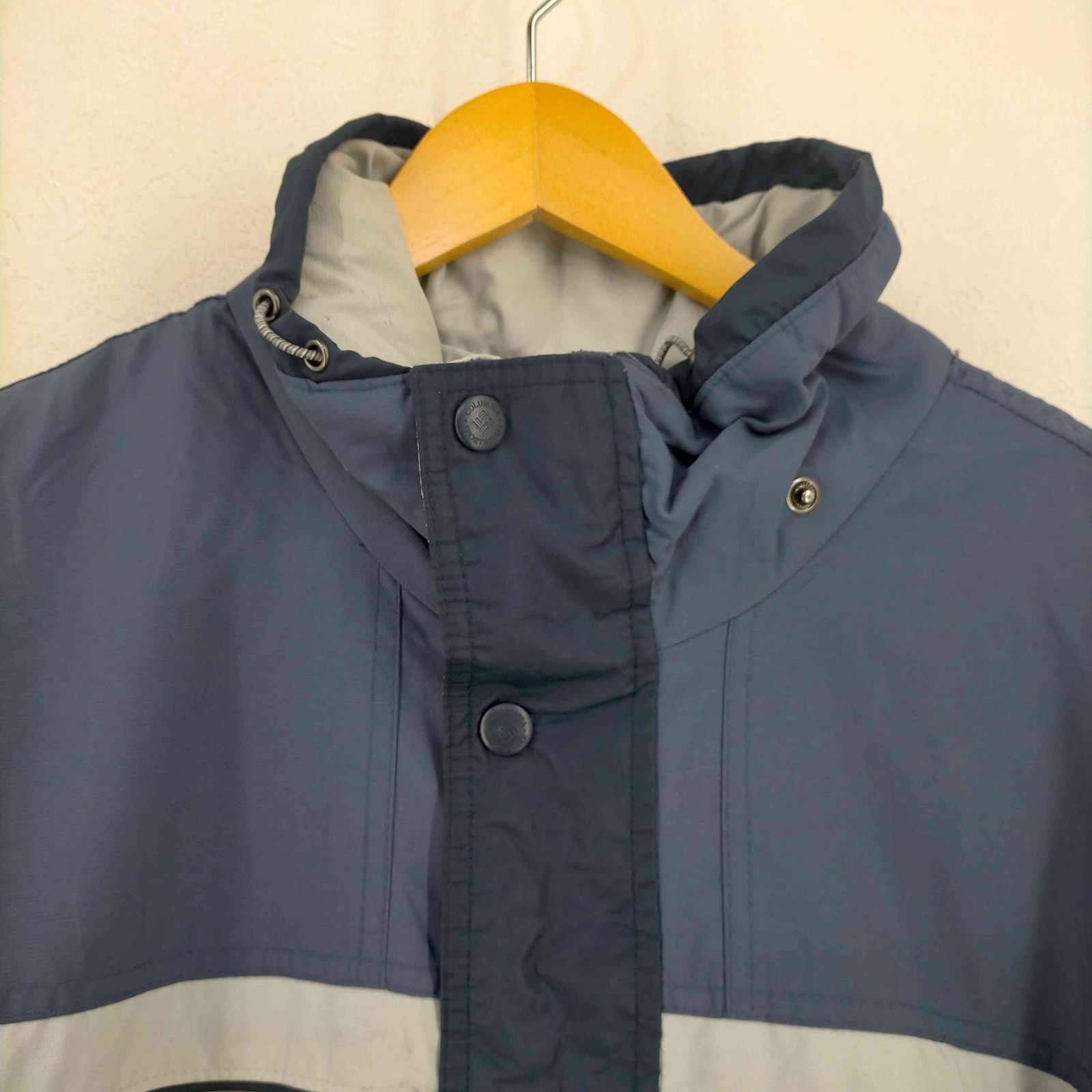Colombiaコロンビアシェルドシンチラ90s刺繍ロゴテックブラックXL