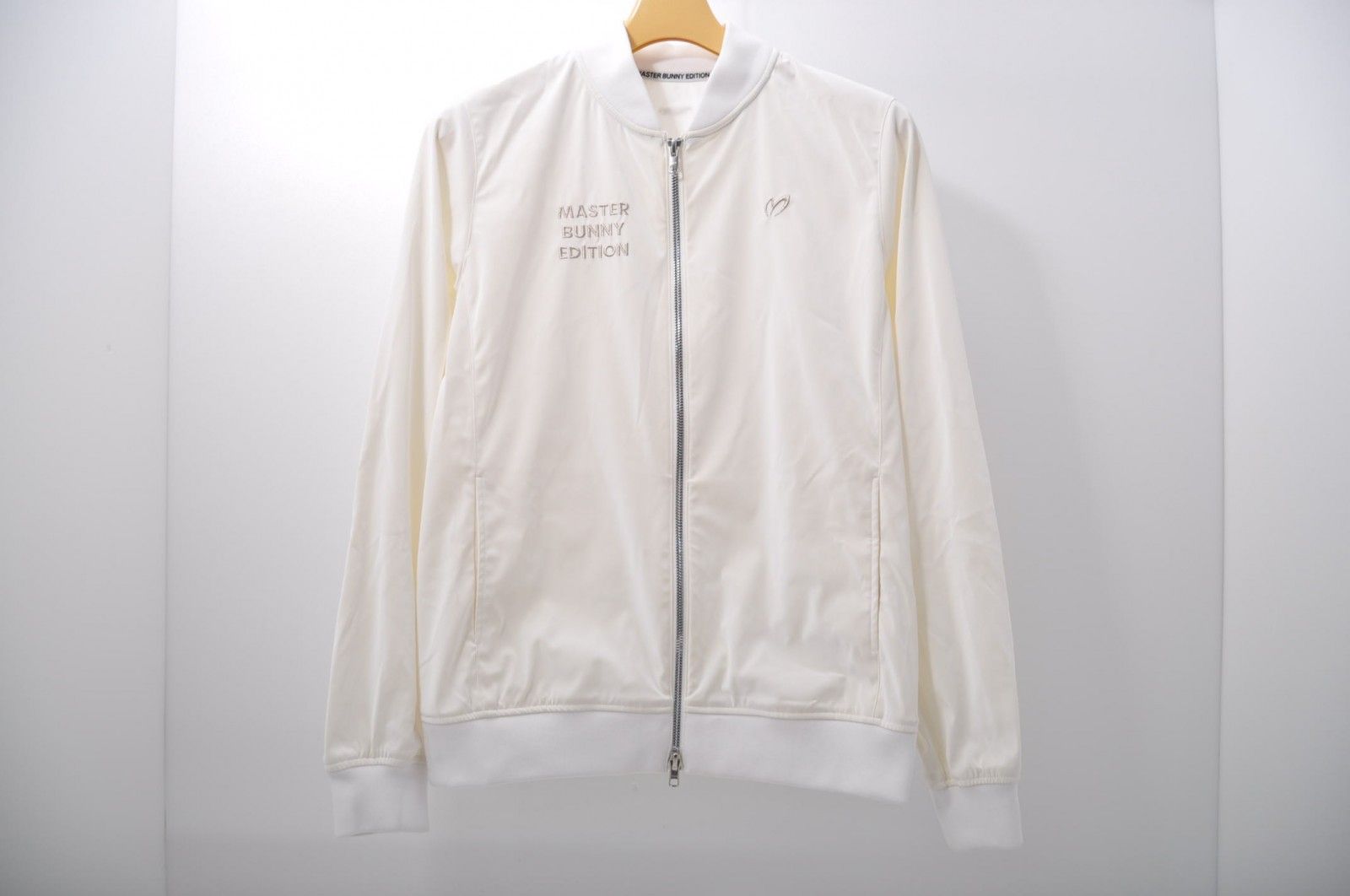  レディース マスターバニーエディション MASTER BUNNY EDITION ブルゾン 1(M) 白 ホワイト 長袖ダブルジップアウター 薄手