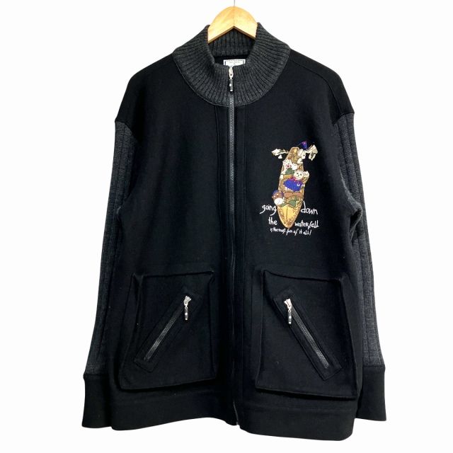 カステルバジャック CASTELBAJAC ニットジャケット ブルゾン ジップ 