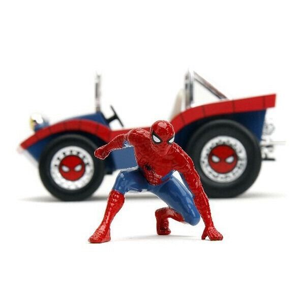 1 24 マーベル スパイダーマン バギー ミニカー アメリカン雑貨