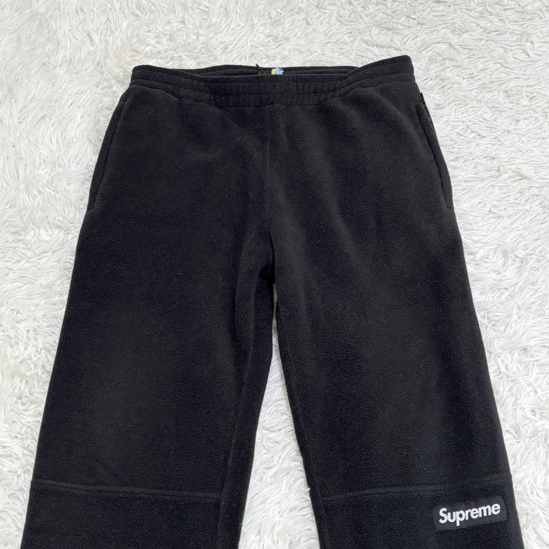 Supreme フリース パンツ ボックスロゴ M POLARTEC ブラック - メルカリ