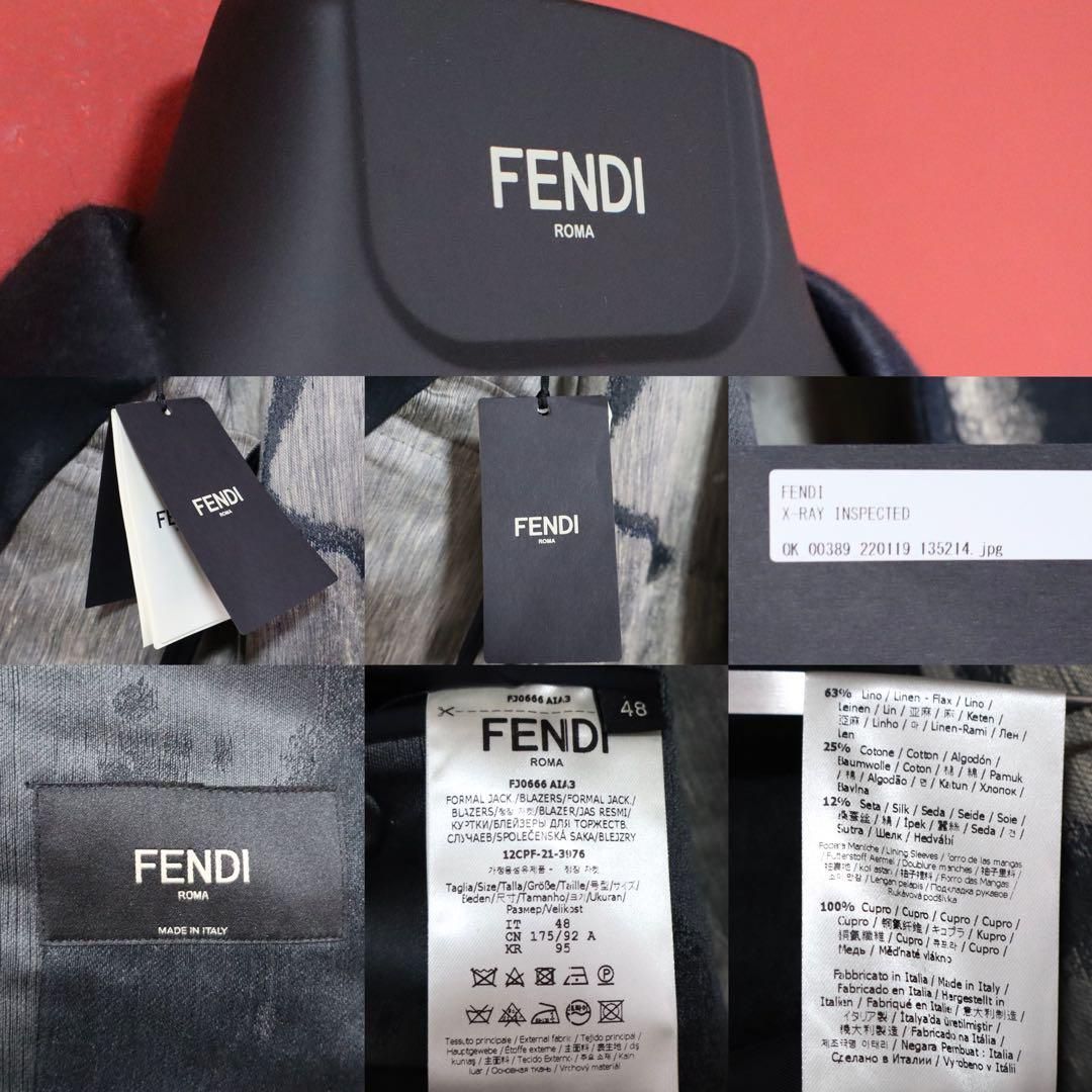 FENDI シルク混
