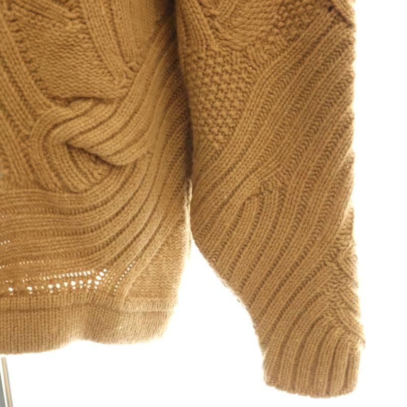 レディース】Origami Dyed Suri Alpaca Wool Knitted Pullover