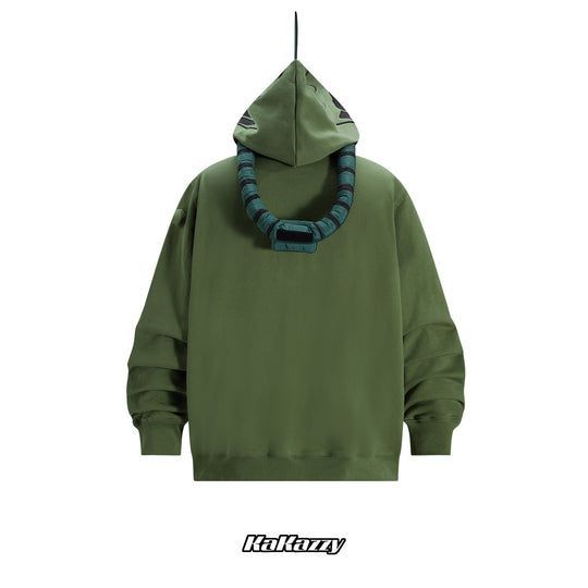 KaKazzy】ガンダム ザク フルジップ パーカー 男女着用可 ユニセックス  