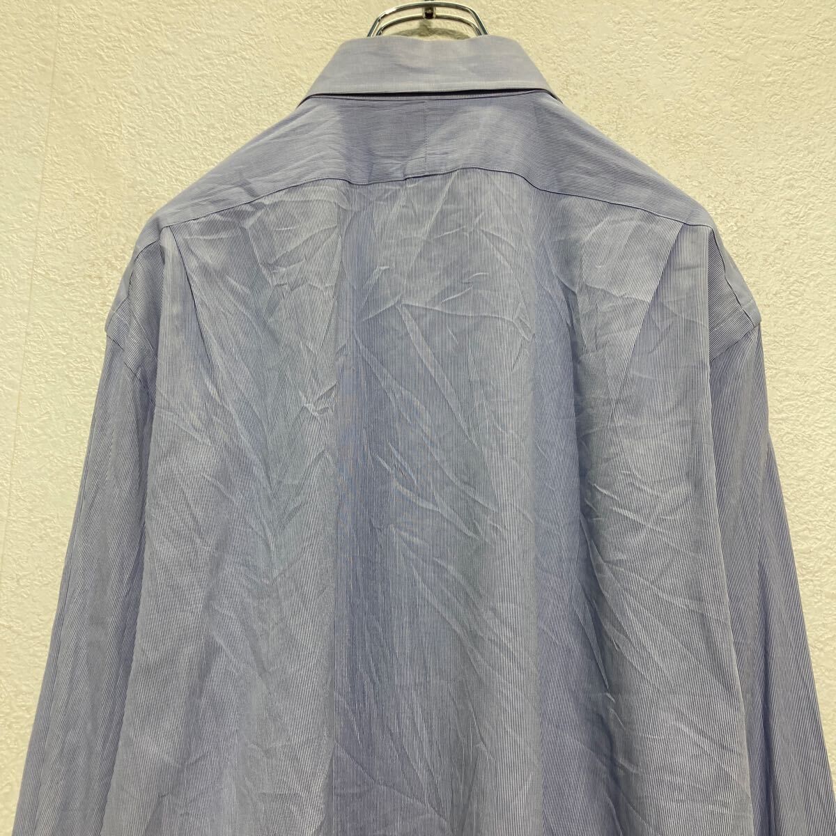 Polo Ralph Lauren 長袖 ストライプシャツ XL ブルー ポロラルフ