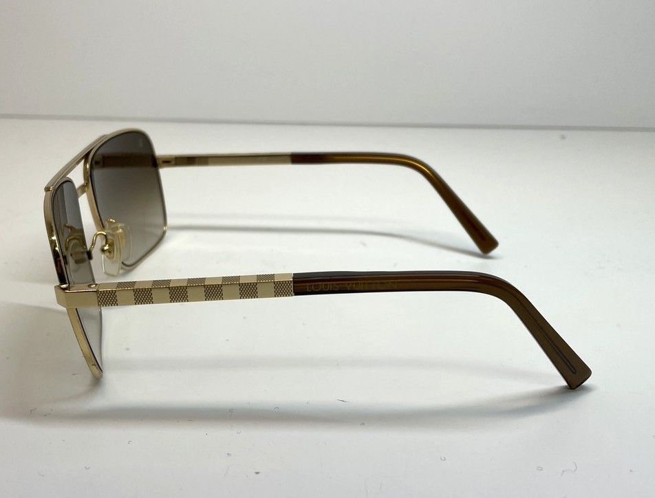 LOUIS VUITTON サングラス Z0259U ダミエゴールドフレーム Attitude Sunglasses S00 - Men - Accessories | LOUIS VUITTON ®