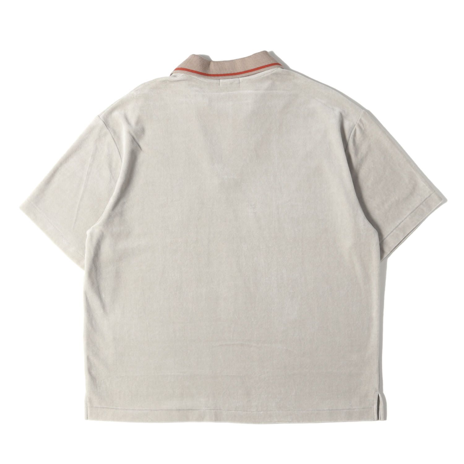 美品】ALLEGE アレッジ ポロシャツ サイズ:3 / 23SS ベロア スキッパー 