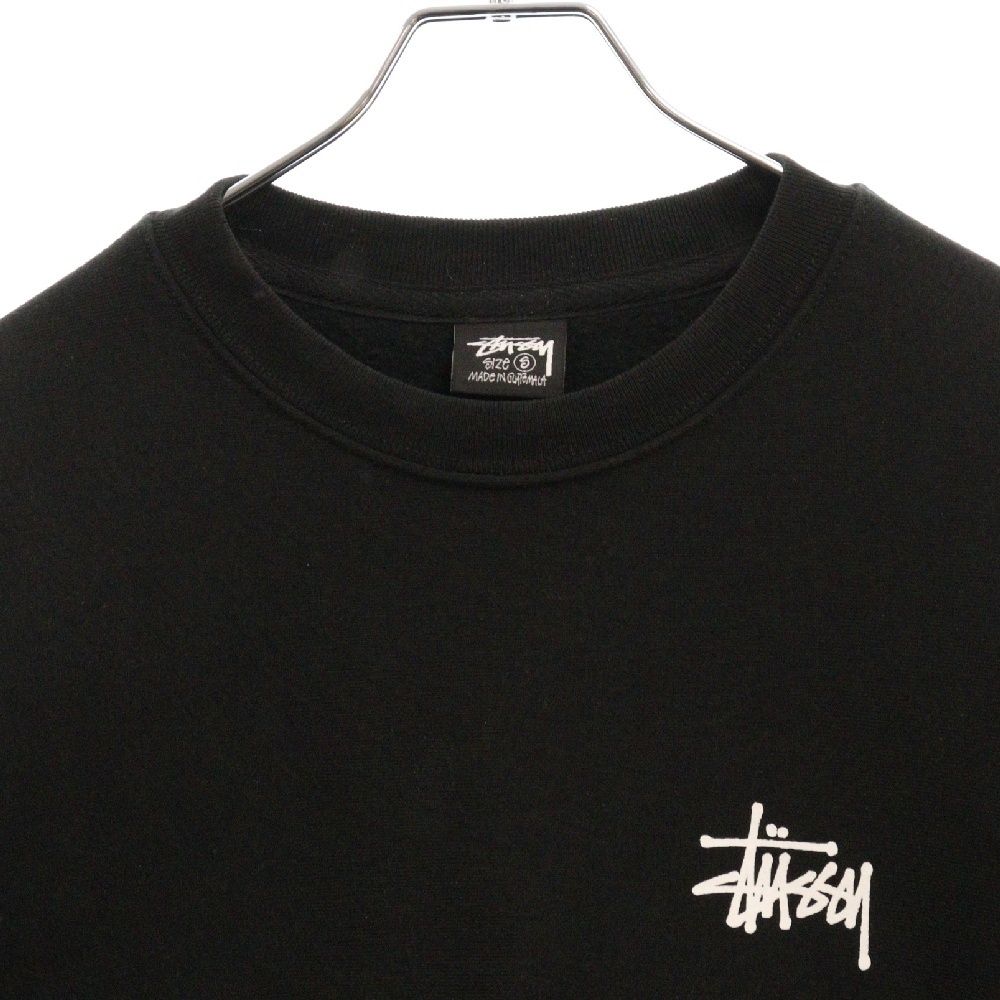 STUSSY (ステューシー) バックロゴプリント クルーネック