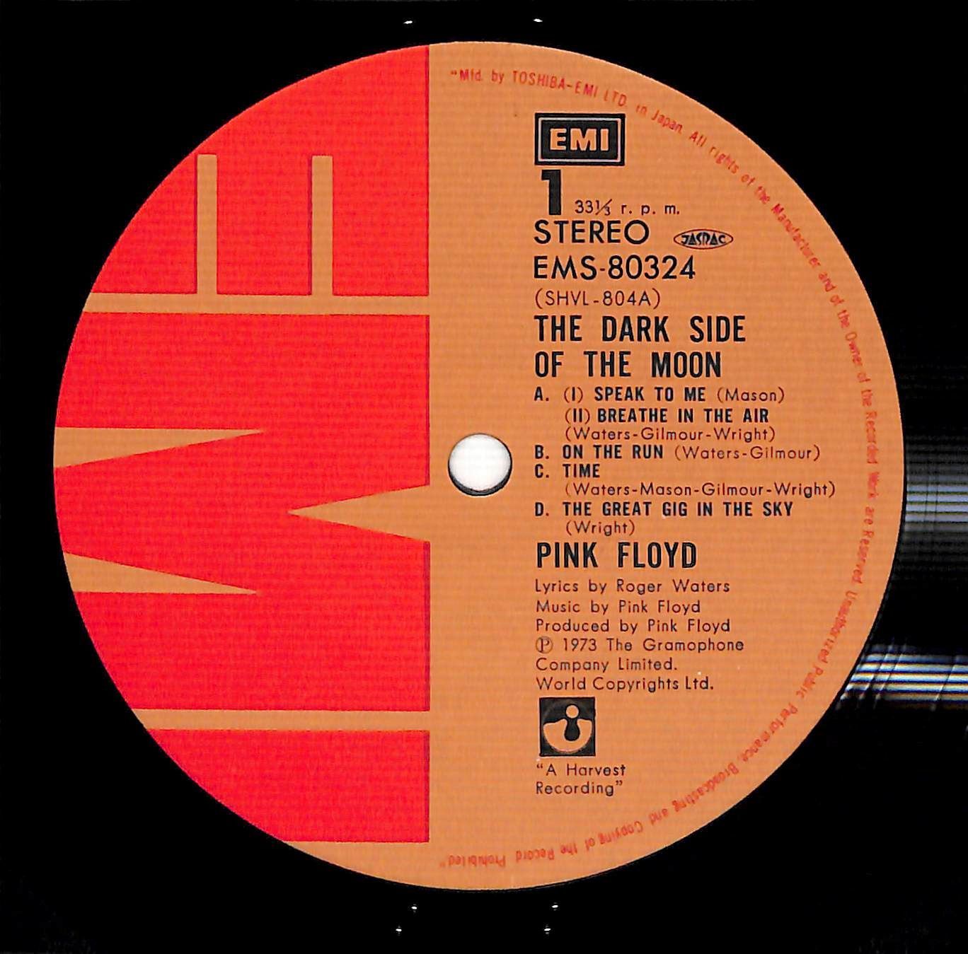 冊子・ポスター1種・両面印刷ポストカード付きLP】Pink Floyd The Dark