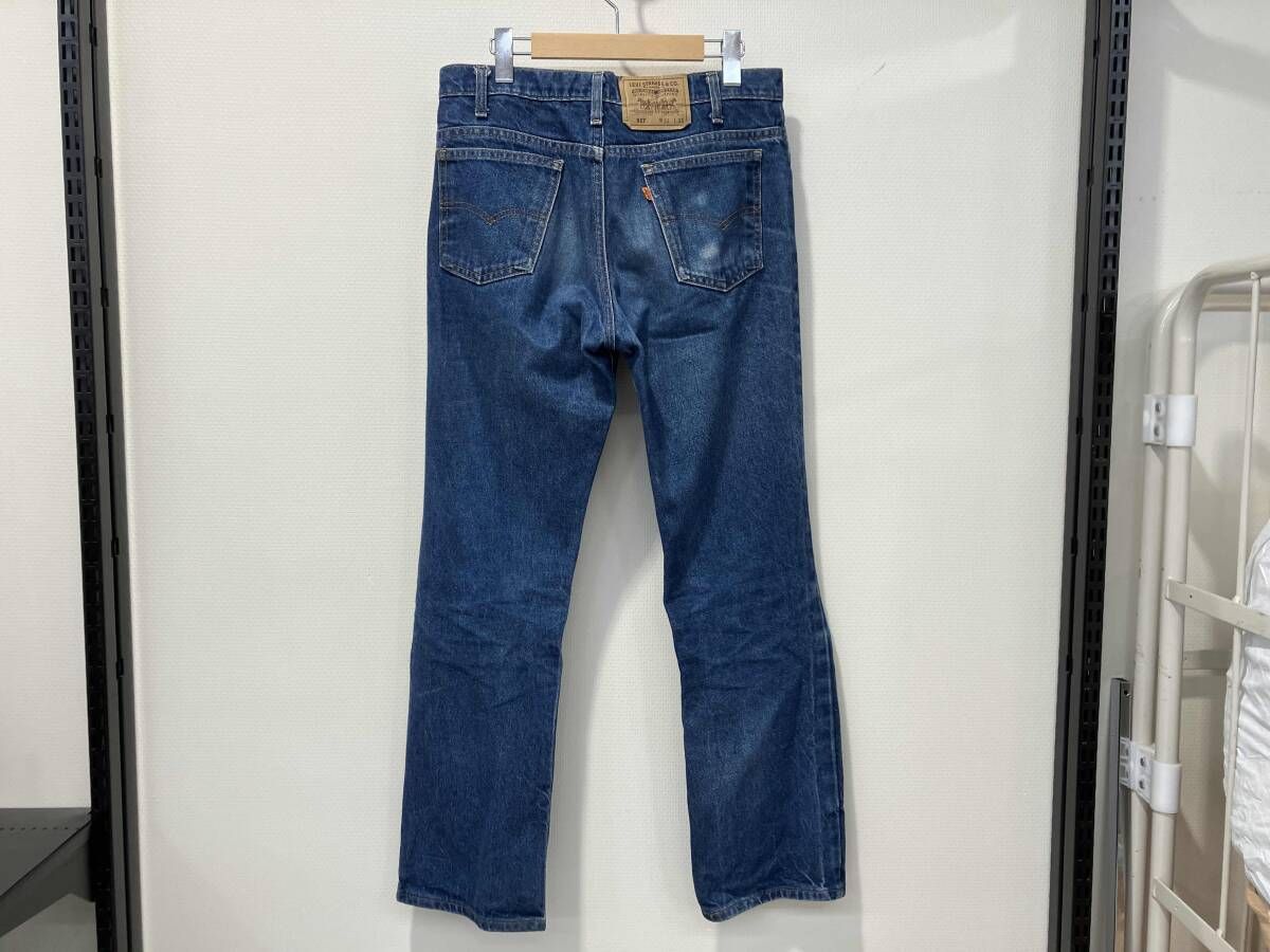 Levi's　517 80s ブーツカット　USA 650　42タロン　フレア Levi's - 80s USA製 リーバイス 517 フレア タロン 黒カン 650