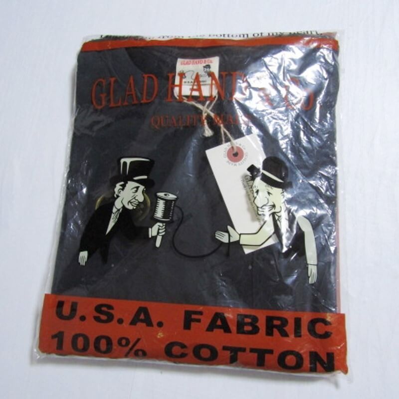 未使用 GLADHAND グラッドハンド 長袖Tシャツ GLADHAND-25 USED加工 ポケット POCKET L/S T-SHIRTS ブラック 黒 S タグ付き 27106839