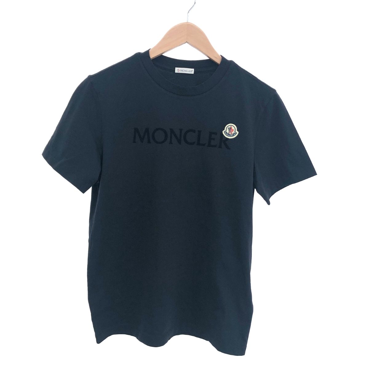 激安美品サイズM】モンクレール ポケット ネイビーTシャツ MONCLER 
