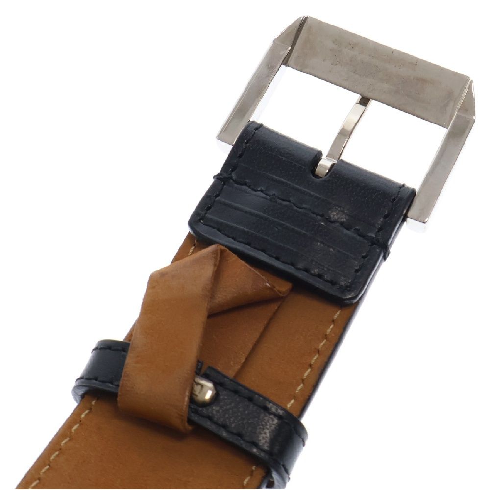 FENDI フェンディ FFロゴ レザーベルト ブラック FENDI (フェンディ) FFロゴ レザーベルト ブラック