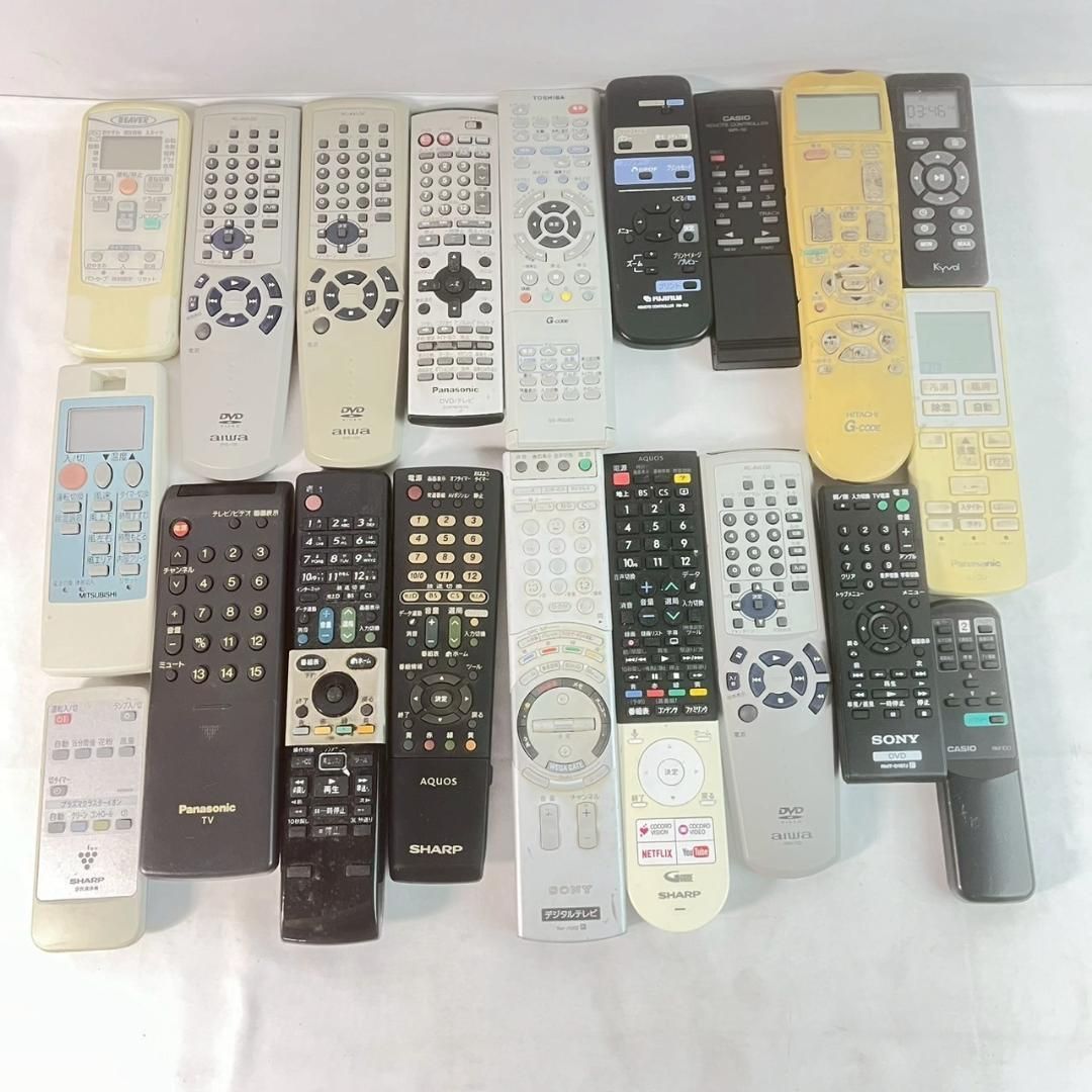 リモコン84本まとめ売り ジャンク品多め オーディオ エアコン テレビ 各種 リモコン84本まとめ売り ジャンク品多め オーディオ エアコン テレビ