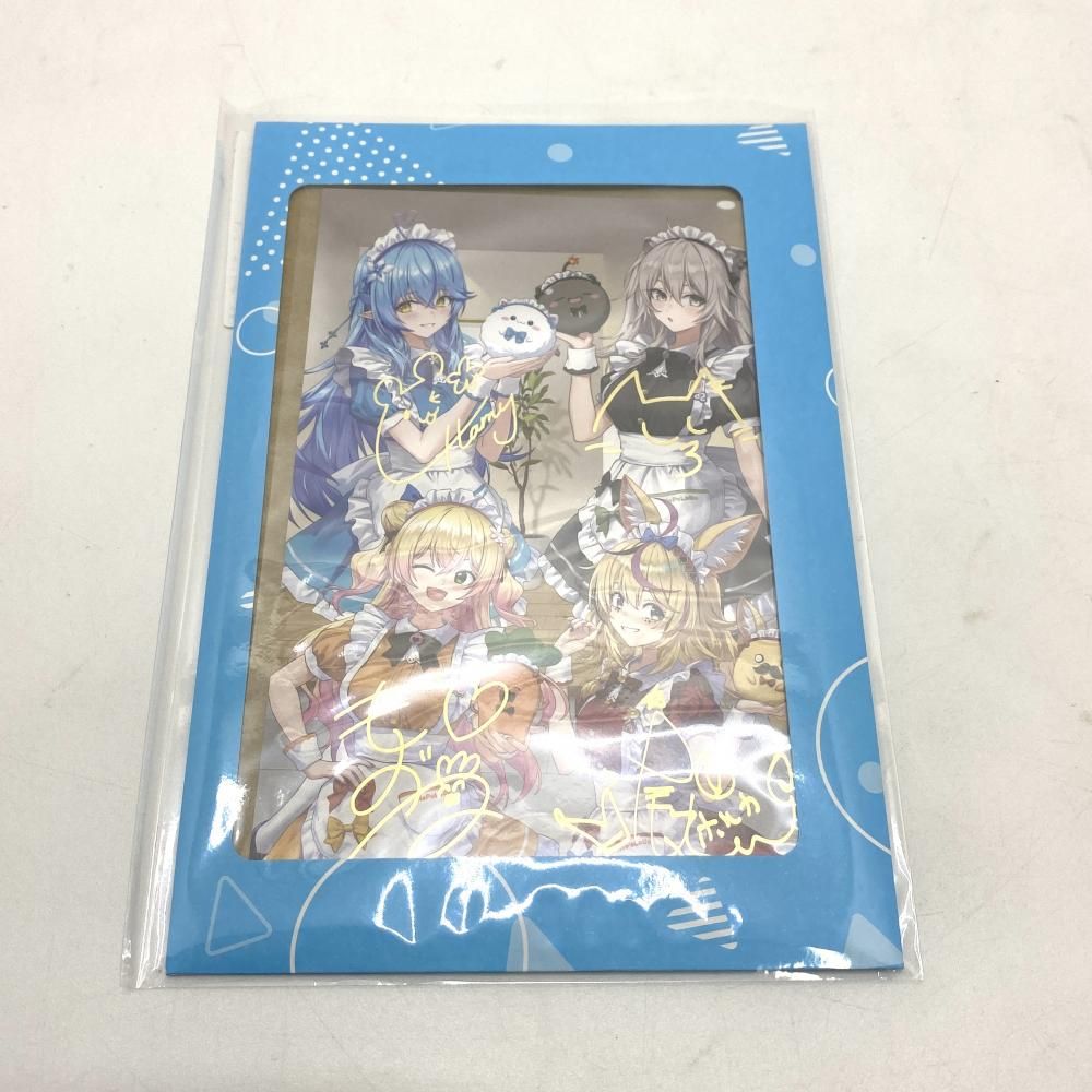 【中古】【未開封】ホロライブ ねぽらぼ 3周年記念 フルセット購入特典 箔押し複製サイン入りポストカード[95]