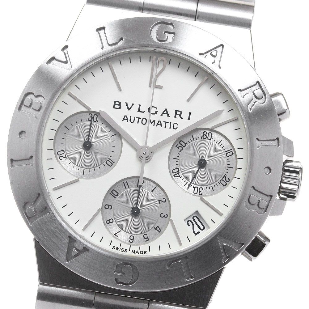 ブルガリ BVLGARI CH35S ディアゴノ スポーツ クロノグラフ 自動巻き メンズ_862431