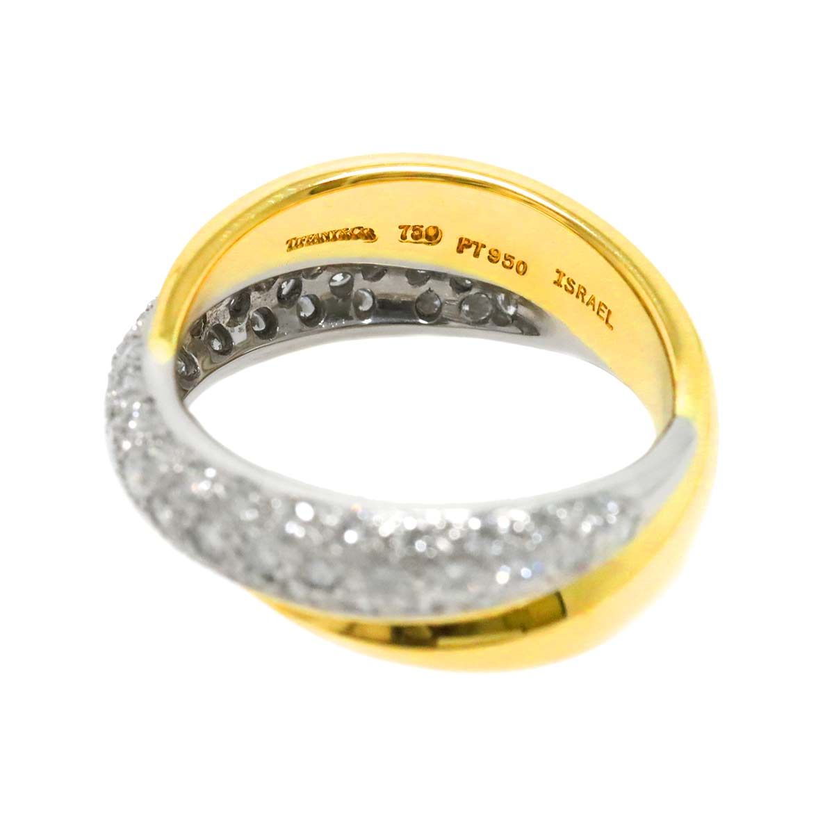 ティファニー TIFFANY&Co. ドッツ ツイスト 11.5号 リング パヴェ