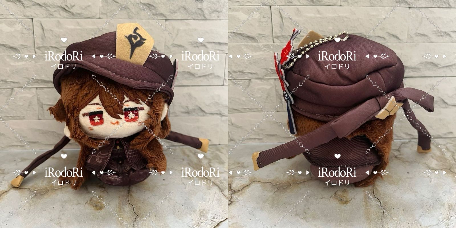 原神 ぬいぐるみ（お座り）マスコット フータオ 甘雨 八重神子 雷電