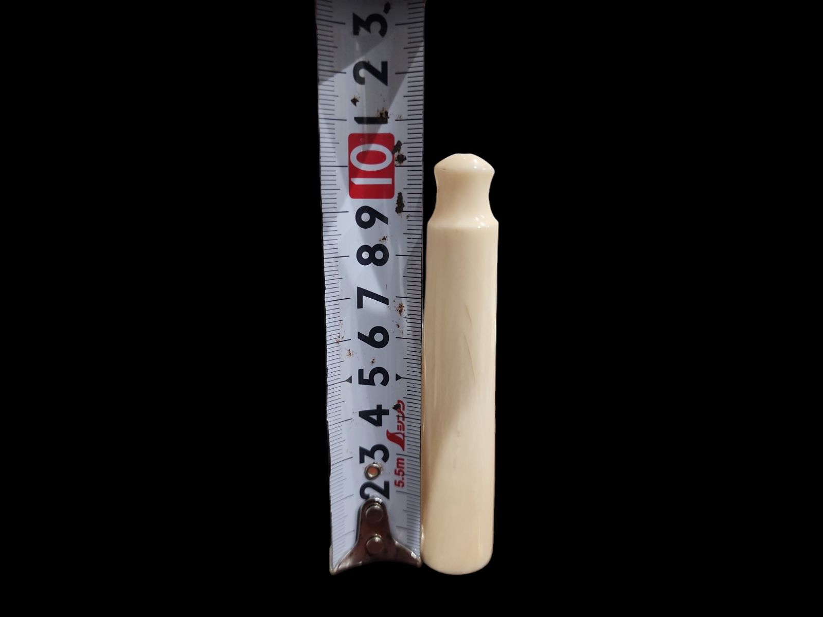 希少 鯨歯 パイプ 煙草 喫煙具 45g 古美術 オブジェ 骨董 彫刻