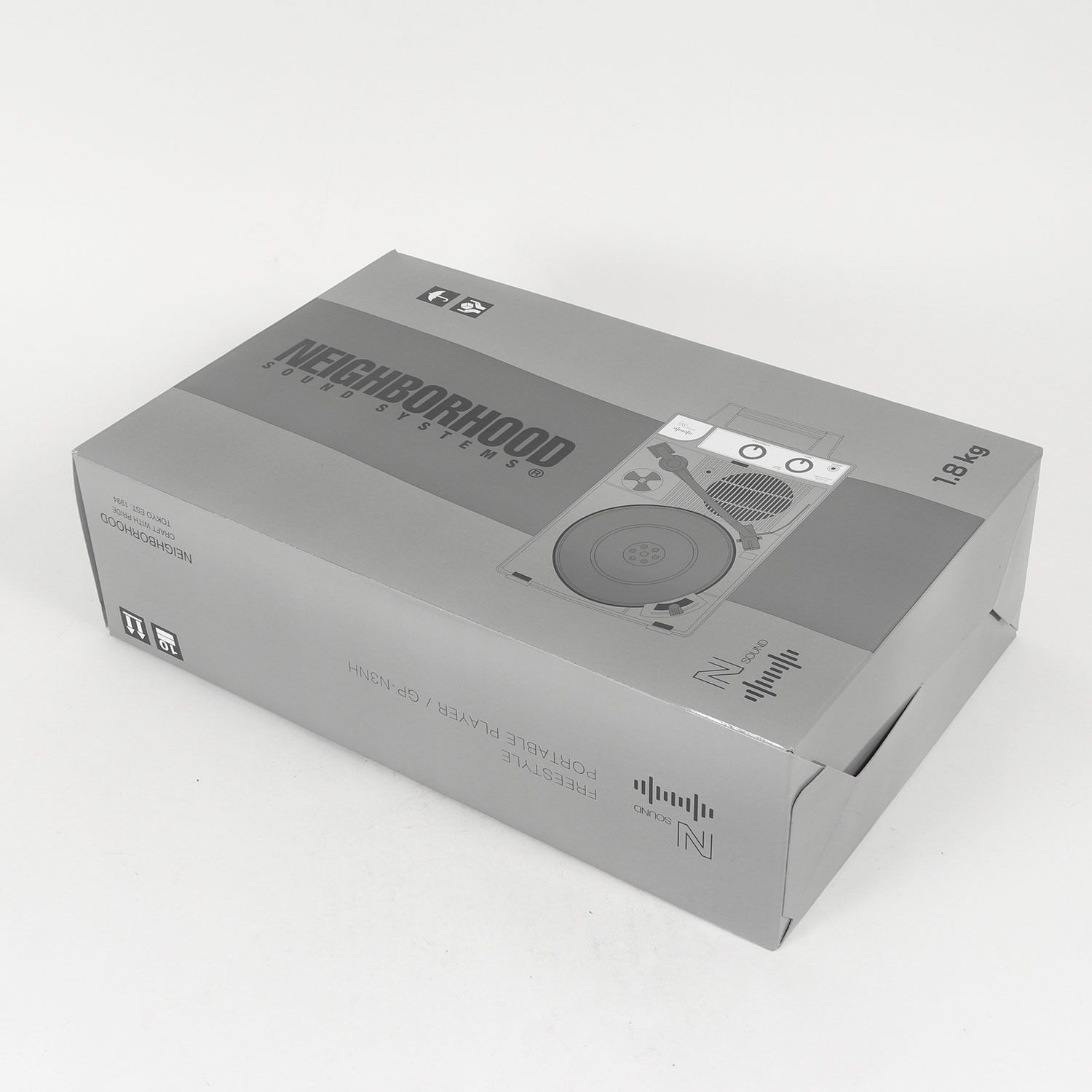 【新品】NEIGHBORHOOD ネイバーフッド 24SS オーディオテクニカ GP-N3R フリースタイル ポータブル プレーヤー (GP-N3NH RECORD PLAYER) / グレー / インテリア 雑貨 / 別注 新品】NEIGHBORHOOD ネイバーフッド 24SS オーディオテクニカ GP-N3R