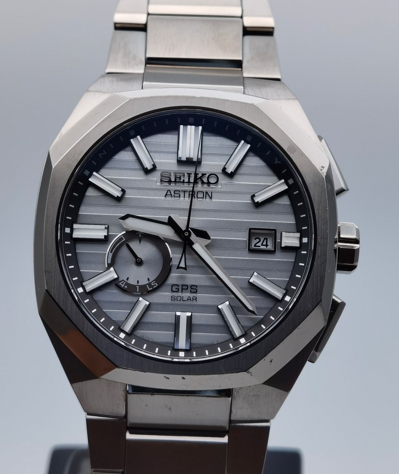 セイコー SEIKO アストロン ネクスター SBXD017 3X62-0AB0 世界1500本 ソーラー電波 デイト チタン グレー文字盤 メンズ 腕時計