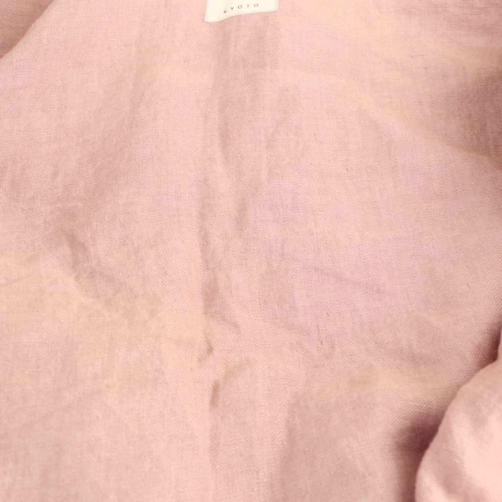 ソウソウ SOU SOU リネン 羽織 ガウン スモークピンク /CX □OS