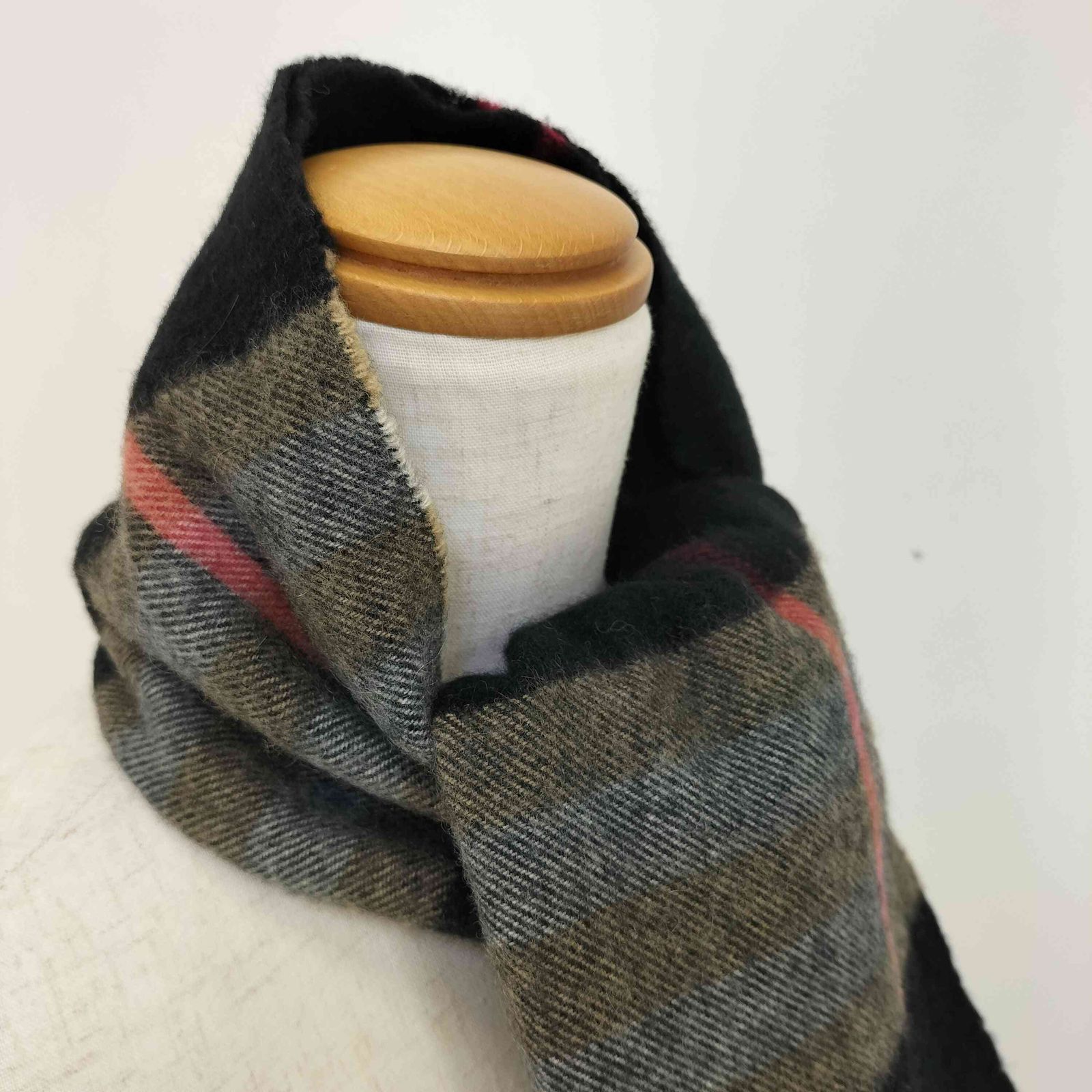 バーバリー BURBERRY スコットランド カシミヤ100 マフラー メンズ