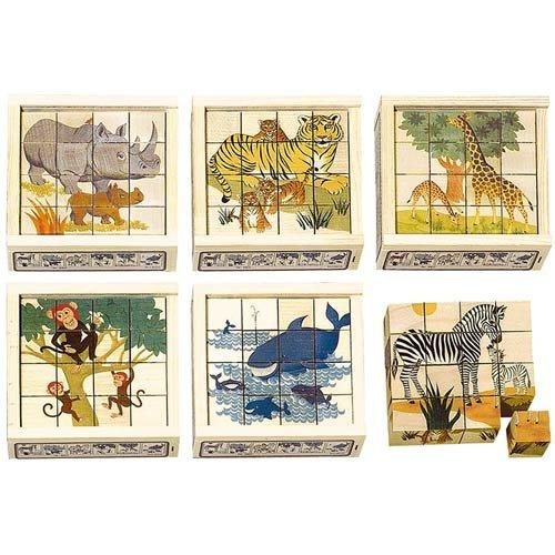 【ネット限定】 アトリエフィッシャー 六面体パズル・16pcs・動物 AF1601 - メルカリ 立体パズル