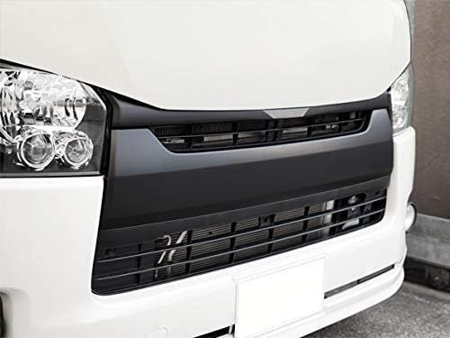 ハイエース 200系 4型～7型 標準ボディ対応 マットブラック フロントグリルCYB974