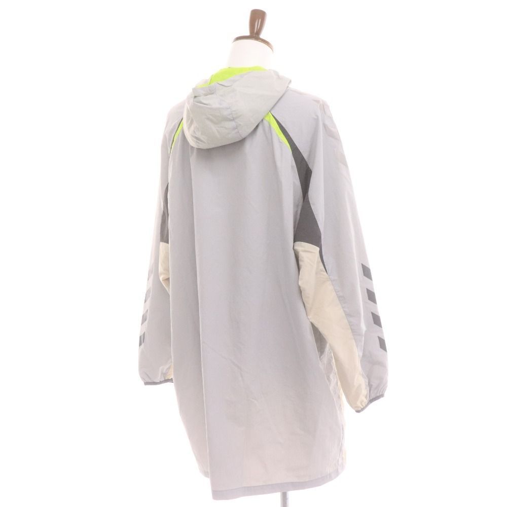 新世代の ウィリーチャバリア x hummel ナイロンジャケット 5683 TRAINING WIND BREAKER 長袖 アウター フード付 シャカシャカ メンズ L 誇り