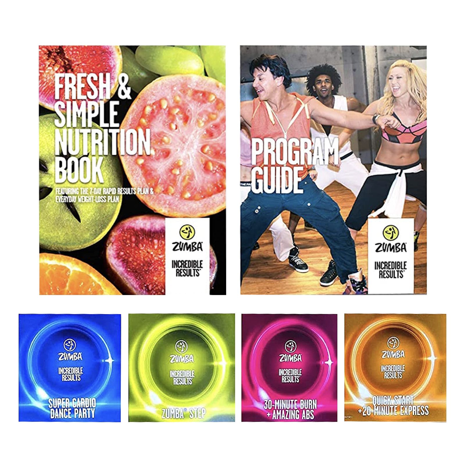 ZUMBA 驚きの結果 減量ダンス ワークアウト DVDとガイド バリューパック