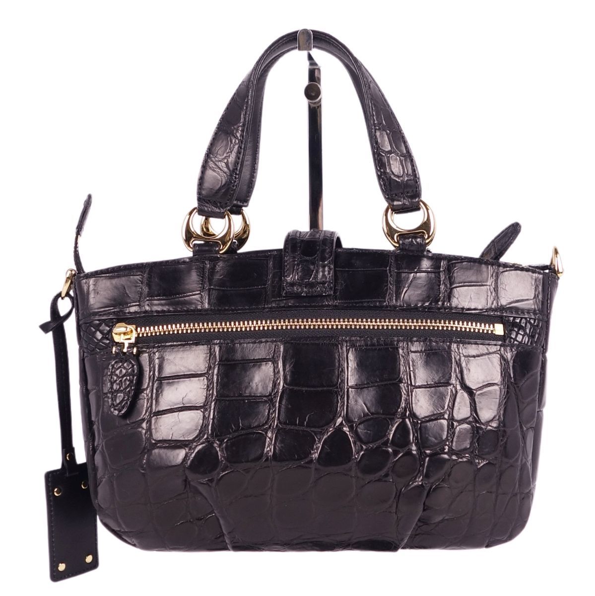 コッコクリスターロマットクロコダイル 2wayショルダーバッグ