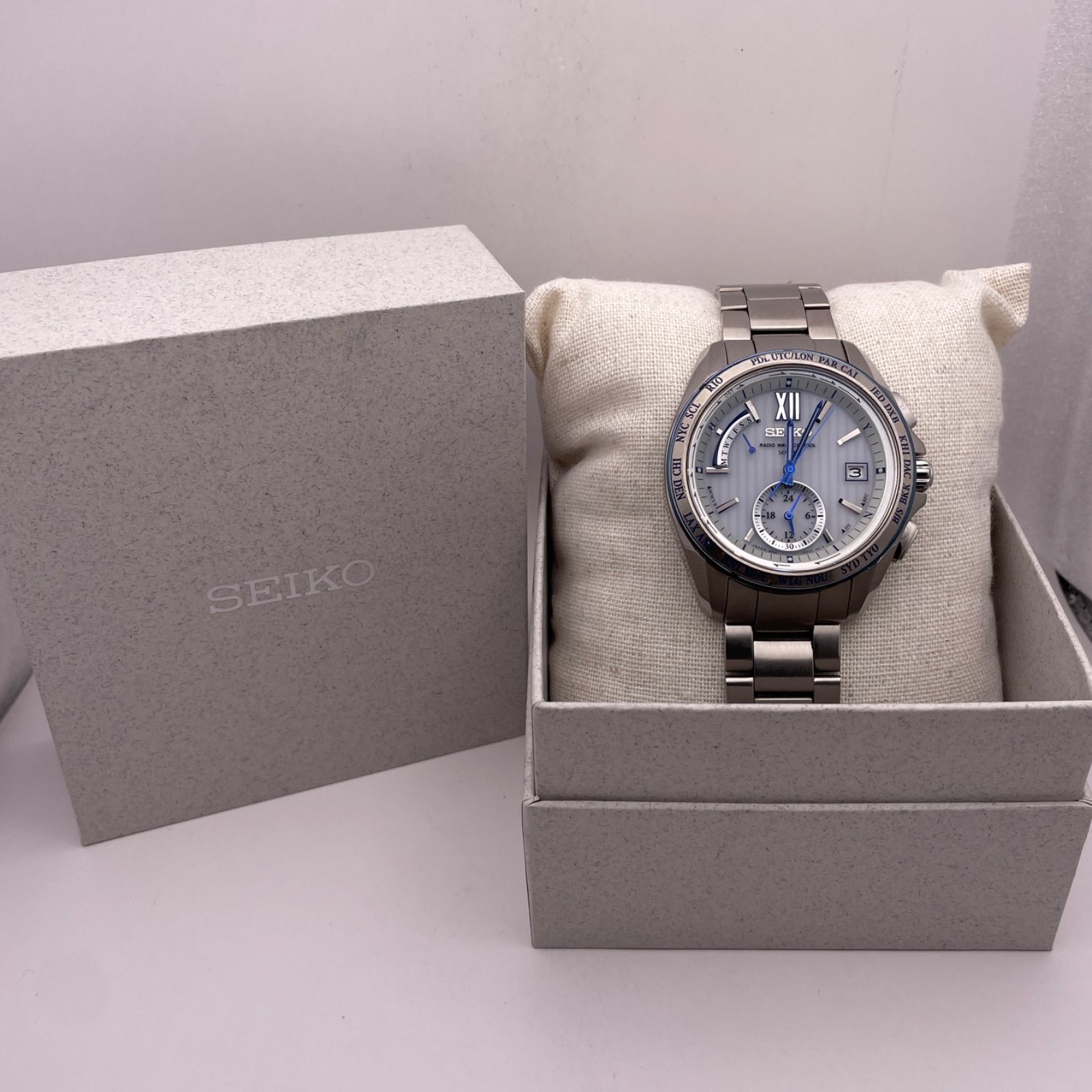 SEIKO BRIGHTZ SDGA003 バッテリー新品　セイコーブライツ T212）希少！ 良品 正常稼動 SEIKO セイコー 電波ソーラー