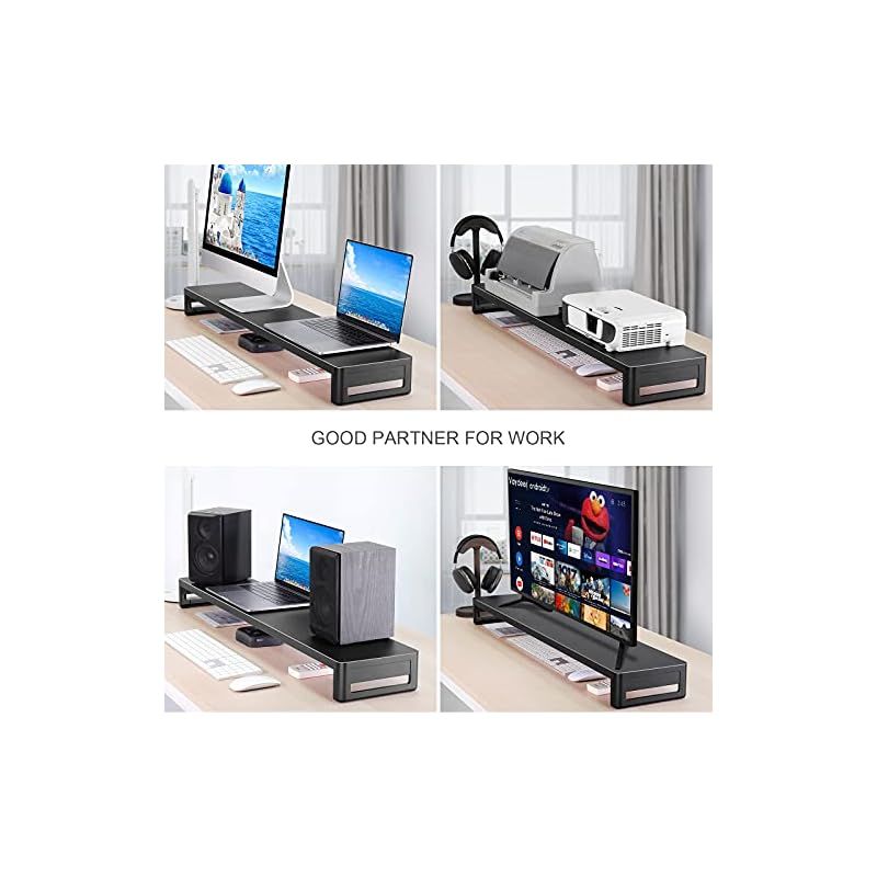 VAYDEER デュアル モニター台 机上台 USB3.0ポート搭載 モニタースタンド ディスプレイ台 パソコン台 デスク スタンド PC用 VAYDEER デュアル モニター台 机上台 USB3.0ポート搭載 モニター