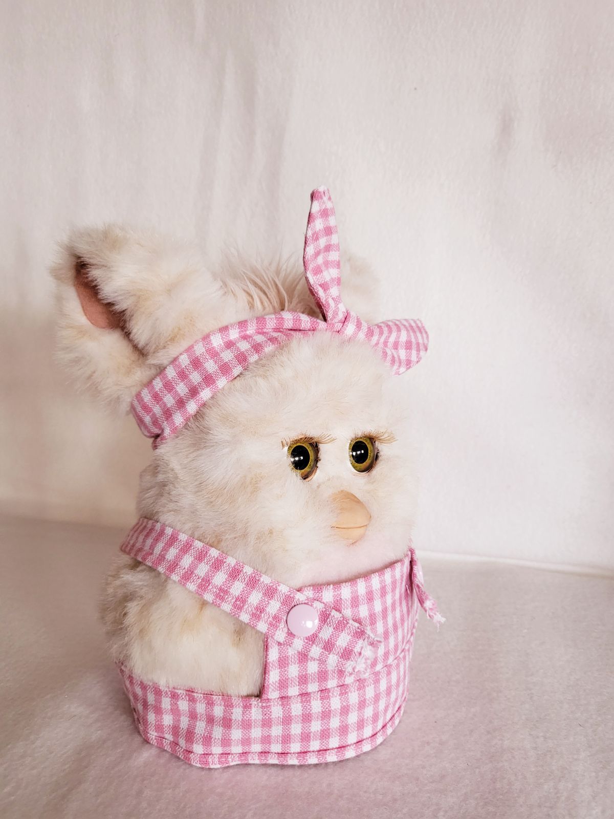 No.643 ファビコス springcollection サロペット ギンガムチェック柄  