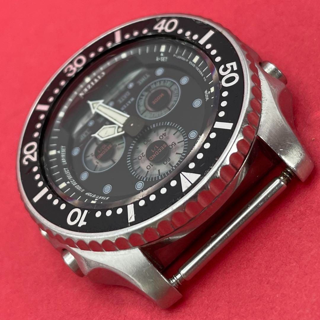 CITIZEN 8946-085604 デジアナジェットダイバー クロノグラフ