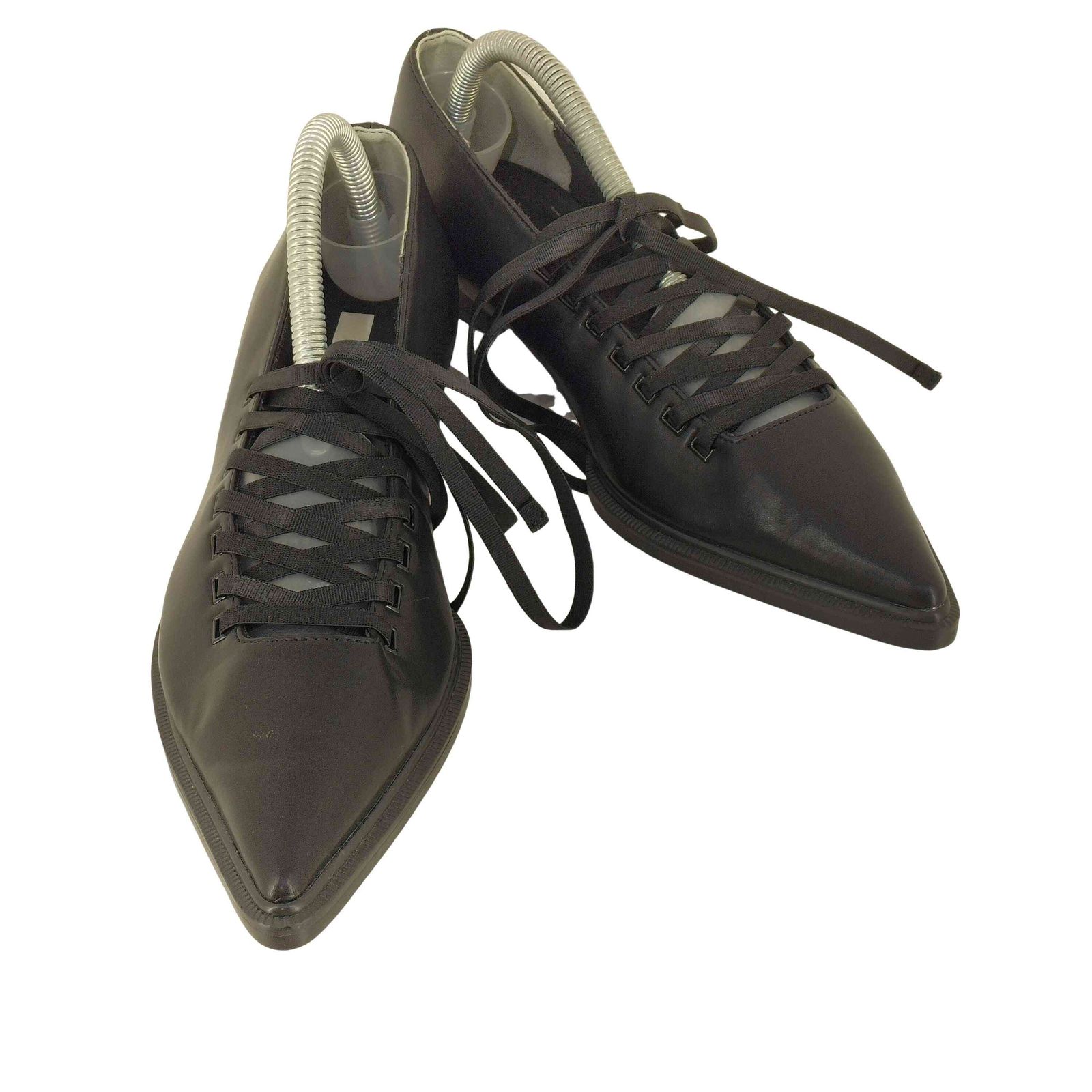 エイミーイストワール eimy istoire レースアップポインテッドシューズ