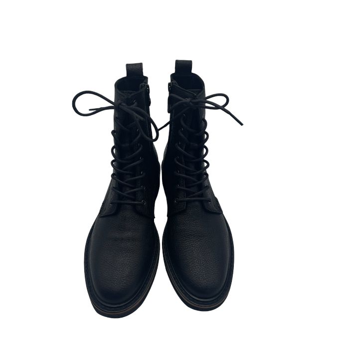 ランバン オン ブルー LANVIN en Bleu レースアップショートブーツ 