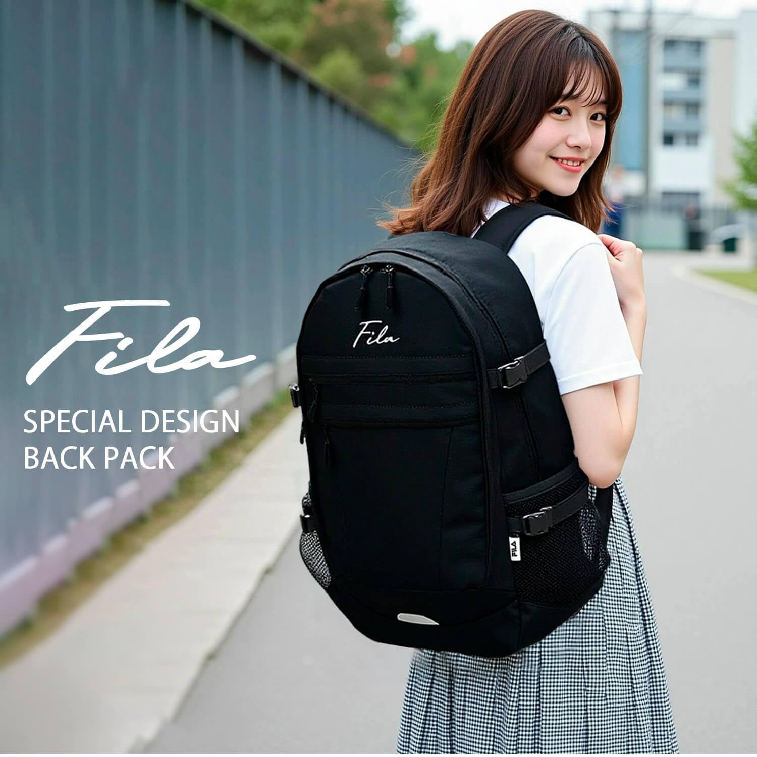 35L 通学 大容量 PC収納 リュックサック メンズ レディース リュック 男女兼用 フィラ FM2321